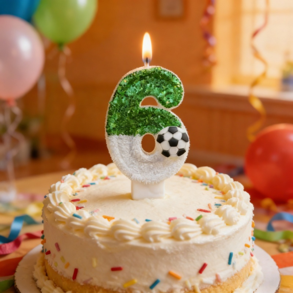 Candle Supplies In - Football Shape Number Cake Candles 0-9Creative