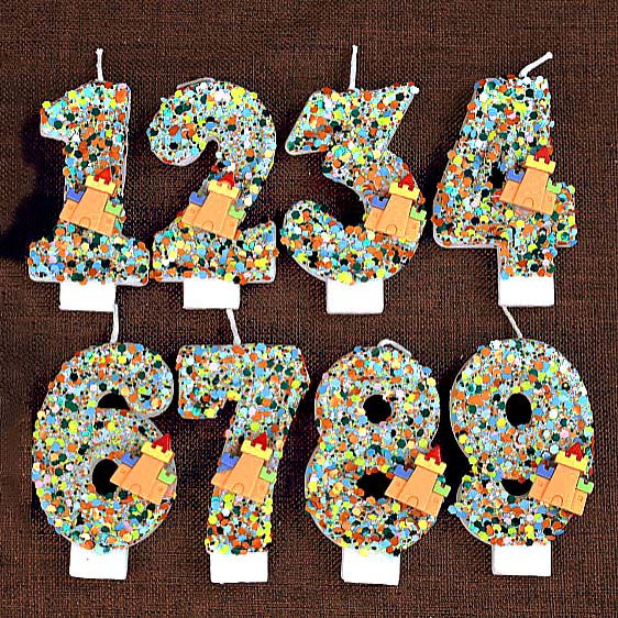 Candle Supplies In - Candles for Birthday Cake Building Blocks