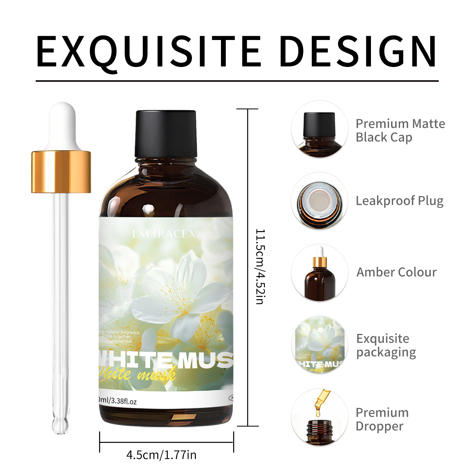 100ml White Musk Natural Plant – обзор и цена Candle Supplies Essential Oils
