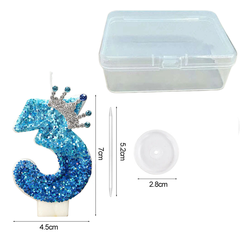 Creative Peacock Blue Crown Di – обзор и цена Candle Supplies In
