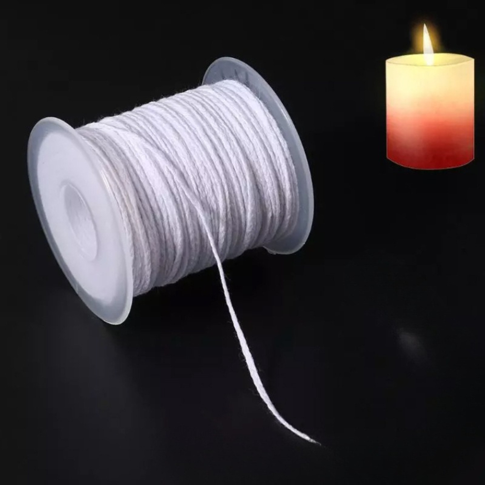 1pc 61 Meter/Roll White Cotton – обзор и цена Candle Wax Scale