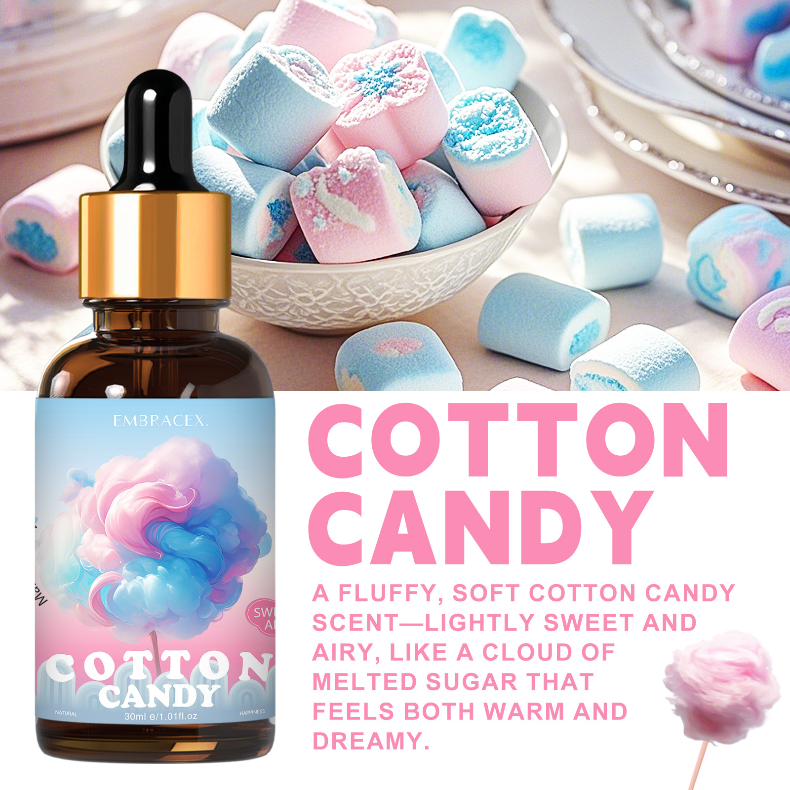 30ml Cotton Candy Essential Oi – обзор и цена Candle Supplies Essential Oils