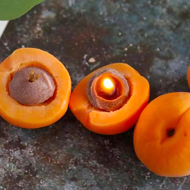 3D Apricot Fruit Candle Silico – обзор и цена Candle Supplies In