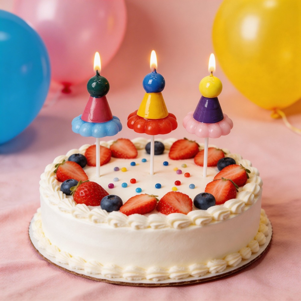 3PCS Party Hat Birthday Candle – обзор и цена Candle Supplies In