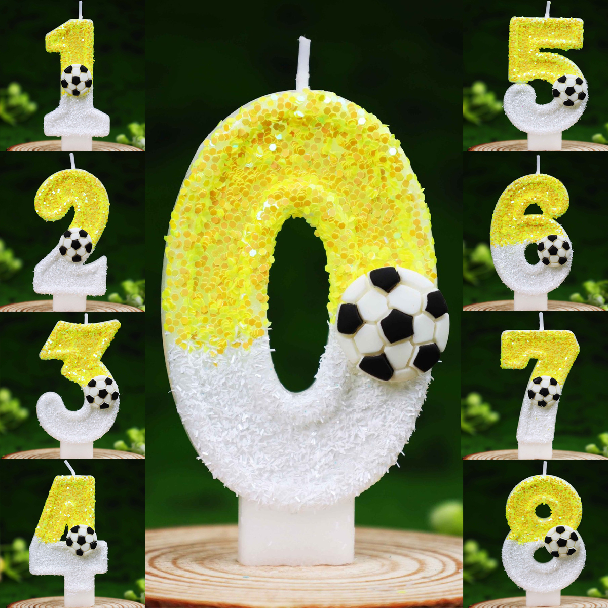 Yellow White Sequins Sports Fo – обзор и цена Candle Supplies In