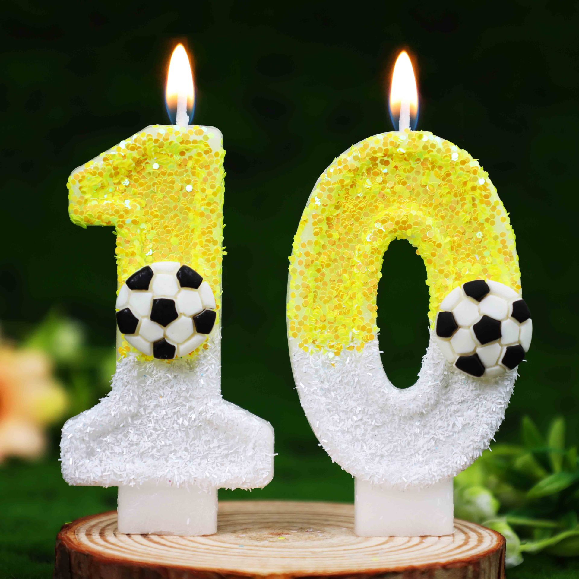 Yellow White Sequins Sports Fo – обзор и цена Candle Supplies In