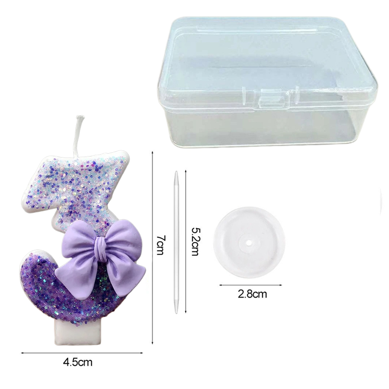 Creative Glitter Gradual Purpl – обзор и цена Candle Supplies In