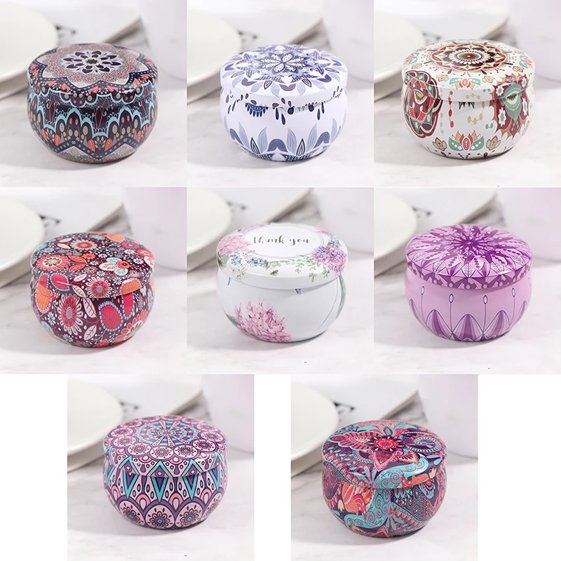 1PC 12Styles Empty Tinplate Bo – обзор и цена Candle Supplies Essential Oils
