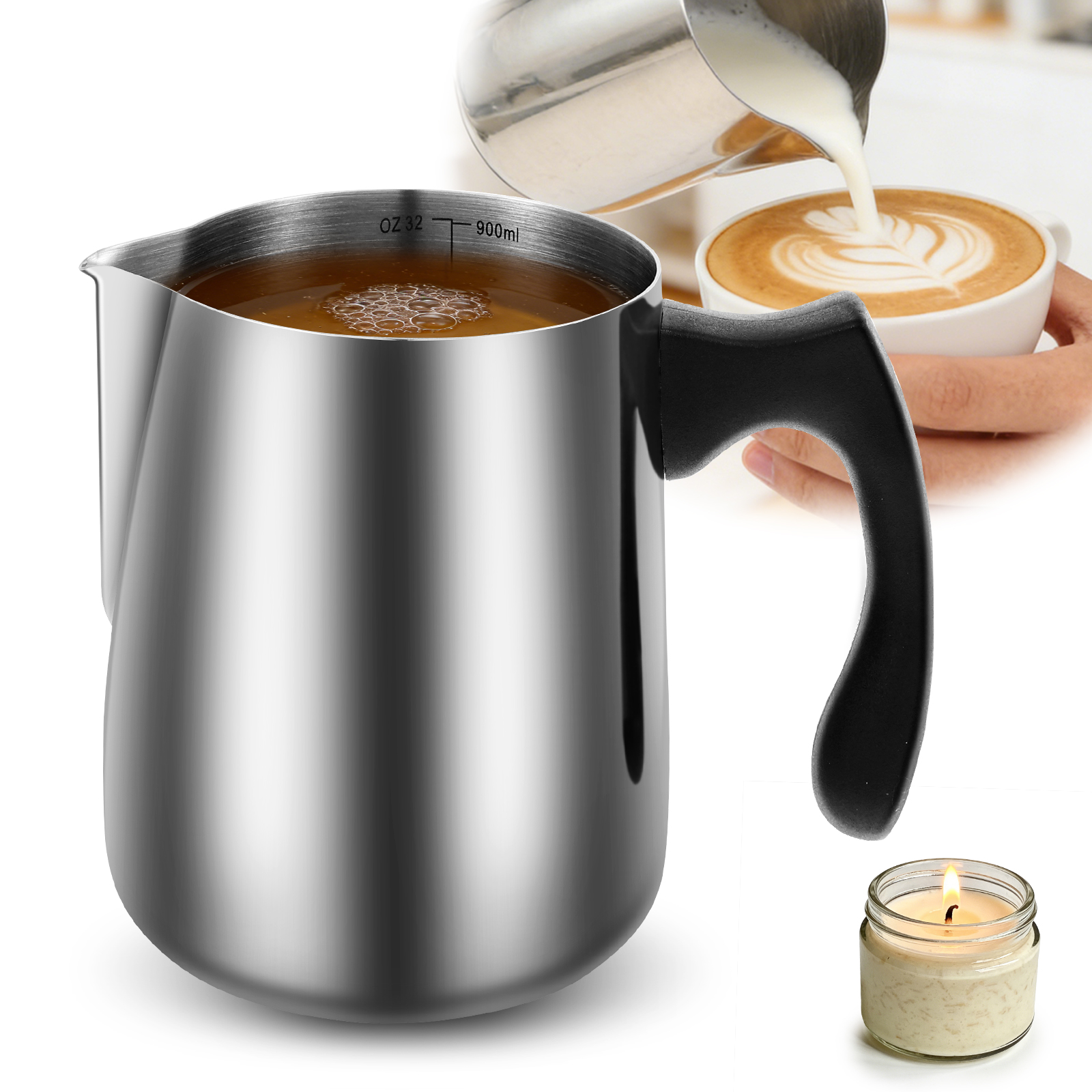 32oz Stainless Steel Wax Melti – обзор и цена Candle Wax Scale