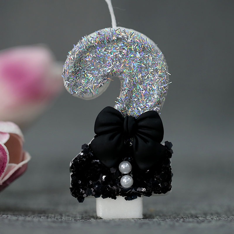 Midnight Bow & Pearl 0-9 Numbe – обзор и цена Candle Supplies In