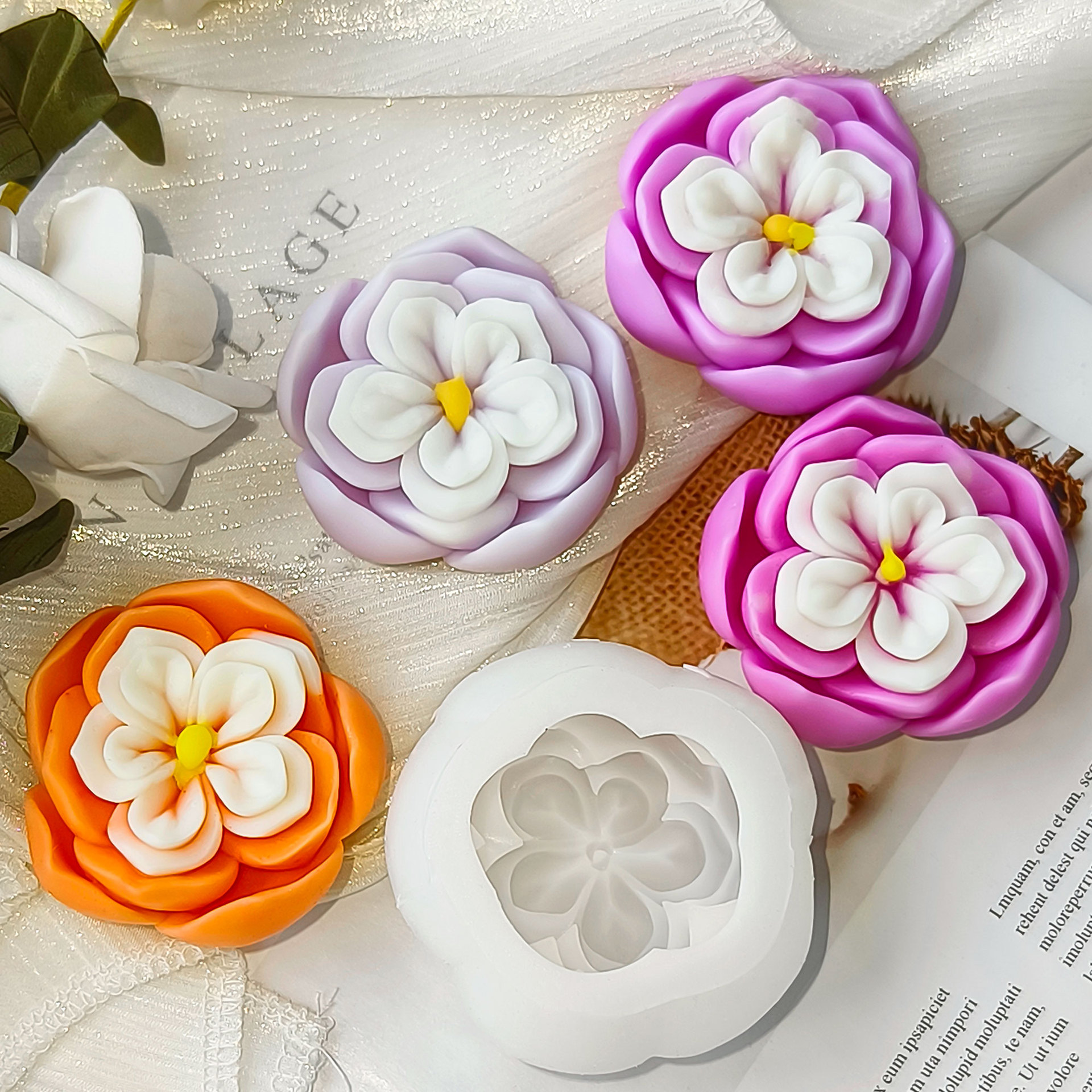 3d Flower Diffuser Mold Diy Si – обзор и цена Candle Supplies For Business