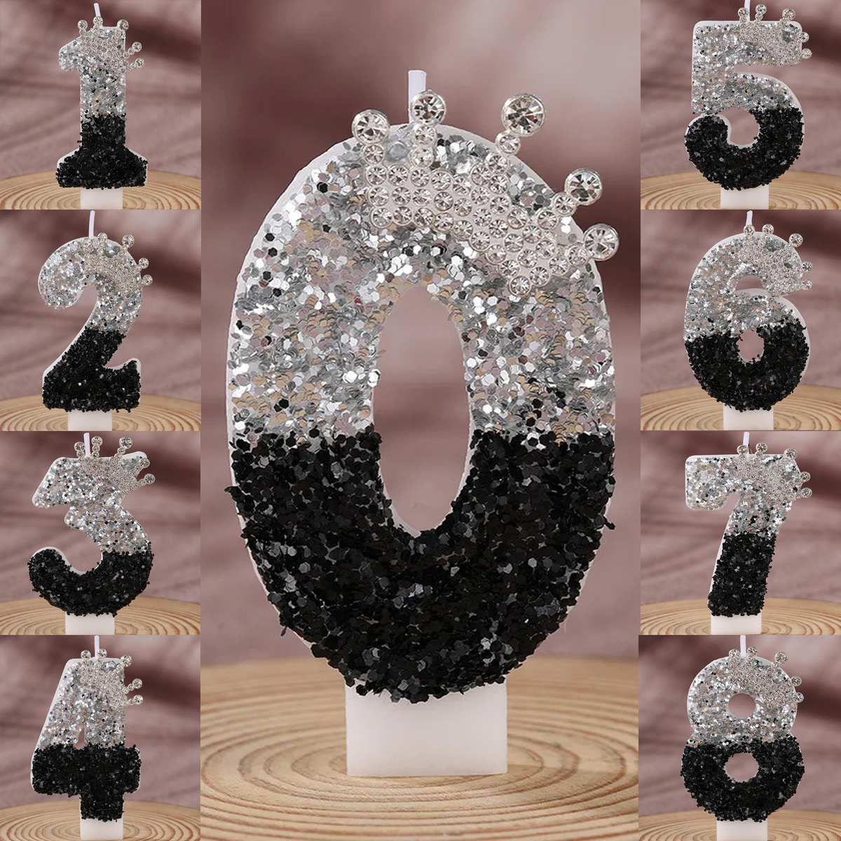 Black Silver Gradient Crown Ha – обзор и цена Candle Supplies In